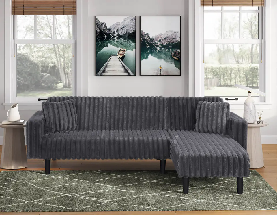 LEEDS · Click Clack Sectional Sofa Bed – Sun City Furniture El Paso