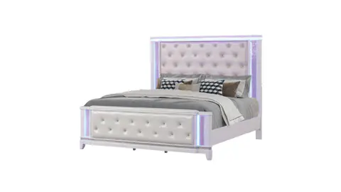 OPIUM Bedroom Set, Milky White - view 3