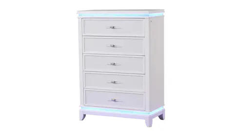 OPIUM Bedroom Set, Milky White - view 4