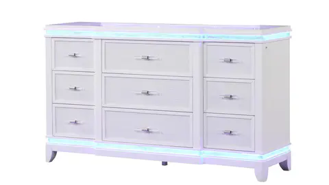 OPIUM Bedroom Set, Milky White - view 5