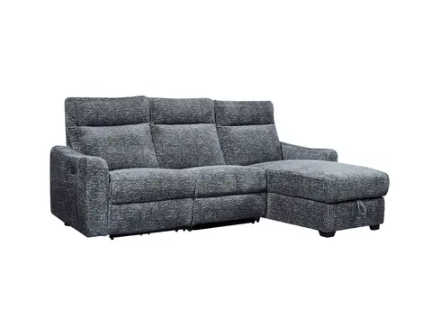 PALERMO · L-Shape Power Recliner Sectional, view 3 de 4