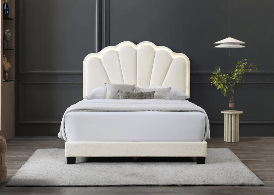 Cama tapizada PARMA – Sun City Furniture El Paso