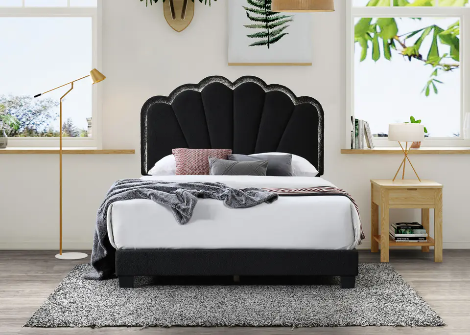 Cama tapizada TORINO – Sun City Furniture El Paso