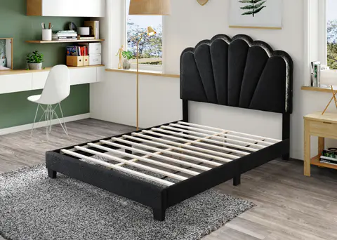 Cama tapizada TORINO, vista 3 de 3