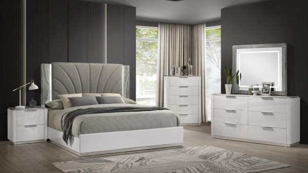 Jazz (white) Queen, 5 pieces