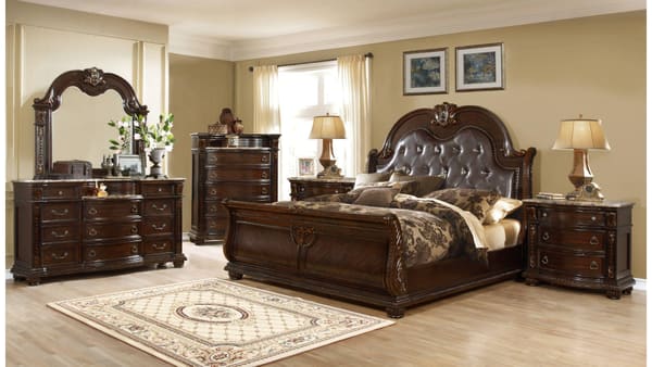 Roma · Queen bedroom set, 5 pieces