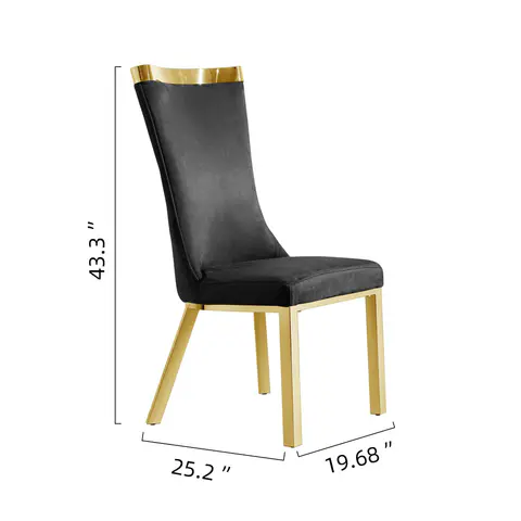 Titanium Dining Chair, view 3 de 3