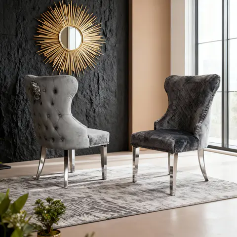 High cost-performance Velvet Fabric · 418 - Dining Chairs & Stools