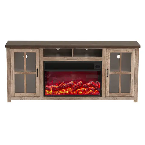 Mueble de TV con chimenea eléctrica HZ03 · 414 - vista 2