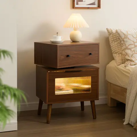 LED Nightstand Modern Nightstands - view 3