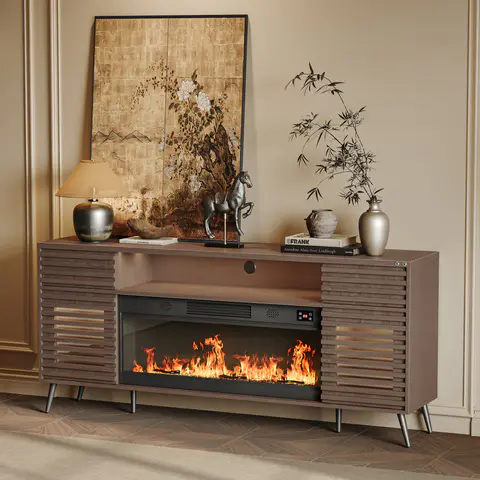 Mueble de TV con chimenea eléctrica SITA · 342 - vista 4