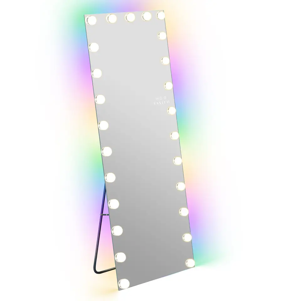 VANITII Hollywood Vanity Mirror - Full Length Vanity Mirror with RGB Lighting · 393