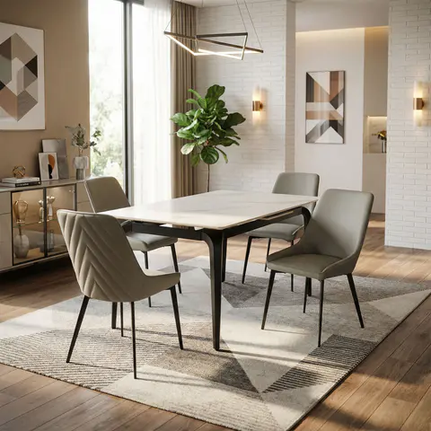 PU Upholstered Dining Room Chair - Dining Chairs & Stools