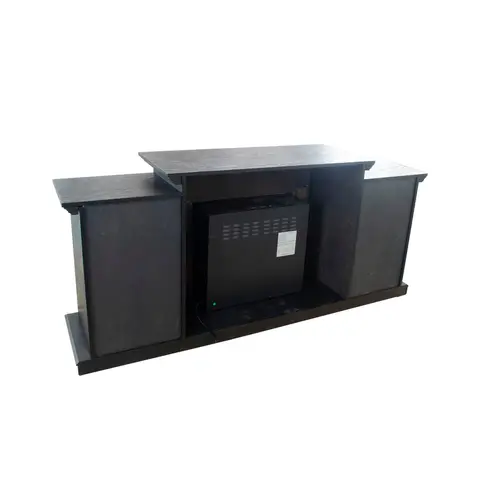 Okoume Veneer Fireplace TV Stand - view 5