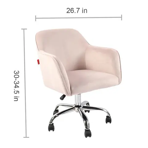 Cathy Swivel Vanity Chair, view 2 de 5