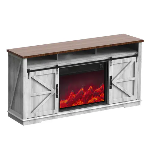 Mueble de TV con chimenea eléctrica · 428 - vista 2