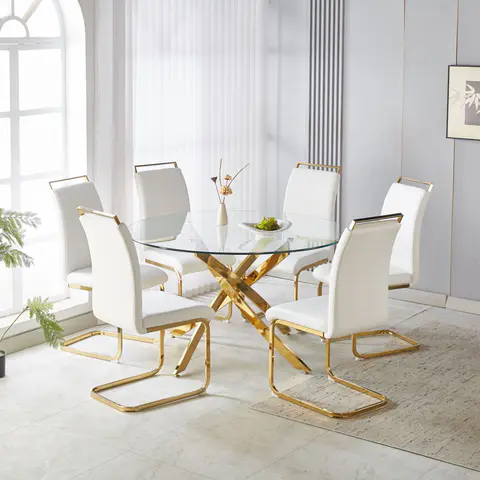 51.18" Round Dining Table - view 2