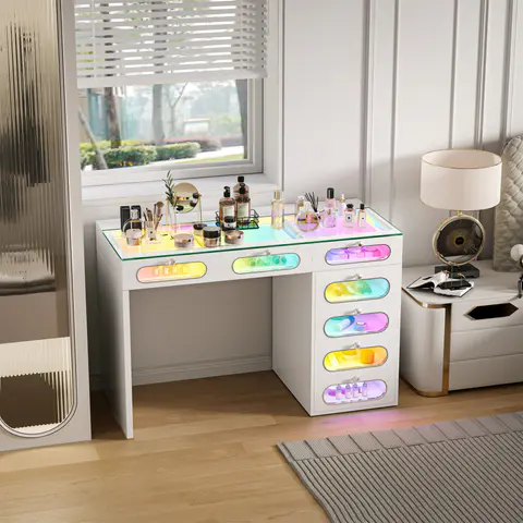 VANITII 7 Glass Fronted Drawers · 470 - view 2