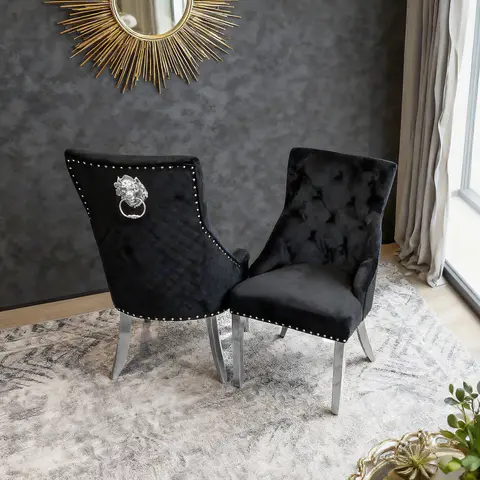 Velvet Vanity Chair B9711-KM02 - view 2