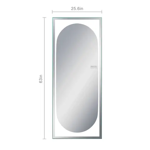 VANITII Marilyn Oval Full Length Mirror - view 3