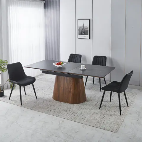 Premium Leather Upholstery Dining Chair - view 3
