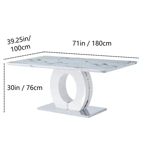 High Gloss Dining Table - view 3