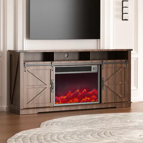 Mueble de TV con chimenea eléctrica · 428 - vista 1