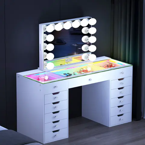 VANITII Eva-RGB Vanity Desk Set Including · 458 - view 2