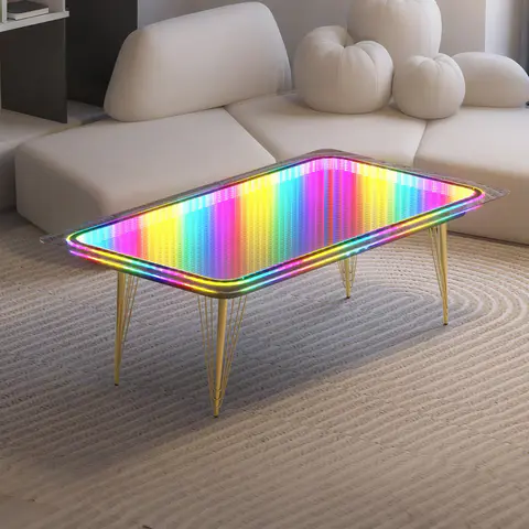 VANITII Trotting Horse Lamp Coffee Table - view 2