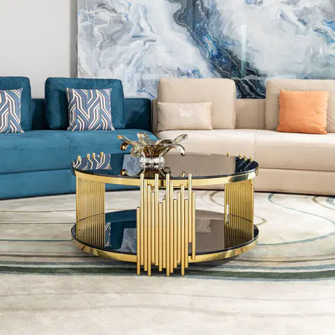 stainless steel coffee table - view 2