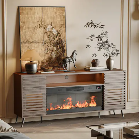 Mueble de TV con chimenea eléctrica SITA · 342 - vista 2