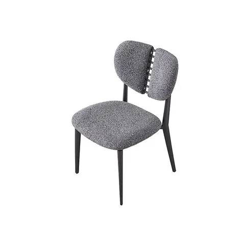 Velvet dining chair, view 3 de 4