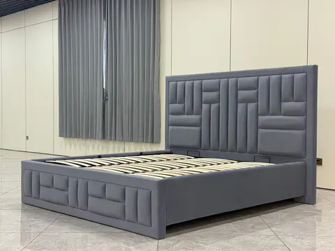 Modern Upholstered Storage King Bed, view 2 de 4