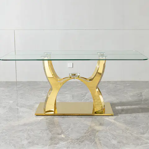 Luxury Glass Dining Table - view 1