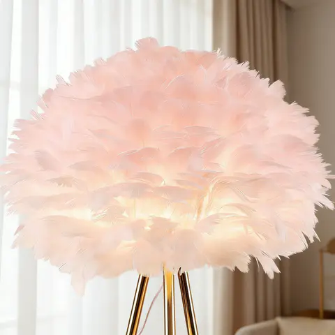 Nordic Feather LED Table Lamp - view 3