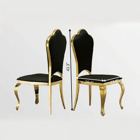 201 Stainless Steel PU Luxury Upholstered - view 5
