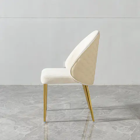Modern Dining room chair stainless steel legs - view 2