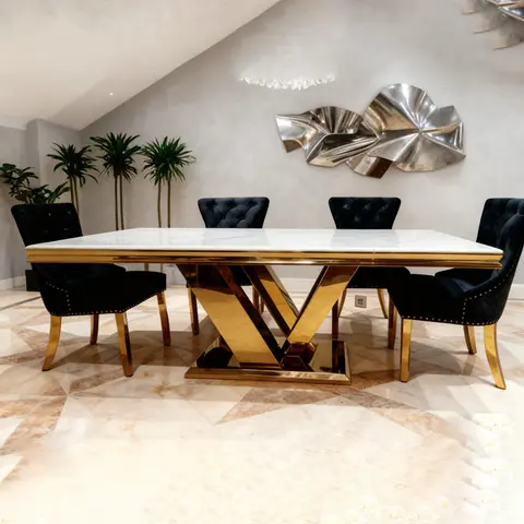 Stainless Steel Dining Table - view 3