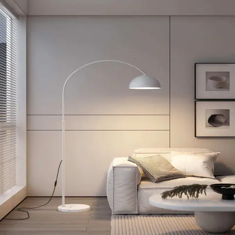 White Arc Floor Lamp - view 5