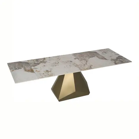 63″-95″ Extendable Sintered Stone Dining · 382 - view 3