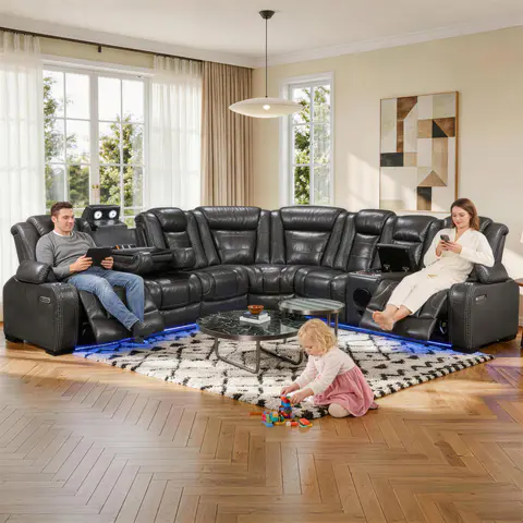 Power Recliner Sectional MC2856B - view 4