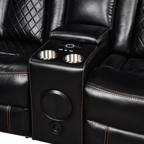 Power Recliner Sectional MC2855B Black - view 5