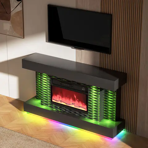 Mueble de TV con chimenea eléctrica · 440 - vista 5