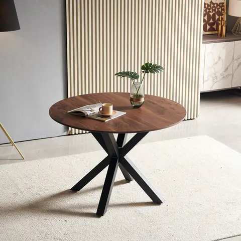 42.1'' Wood Color Mid-Century Dining Table - view 1