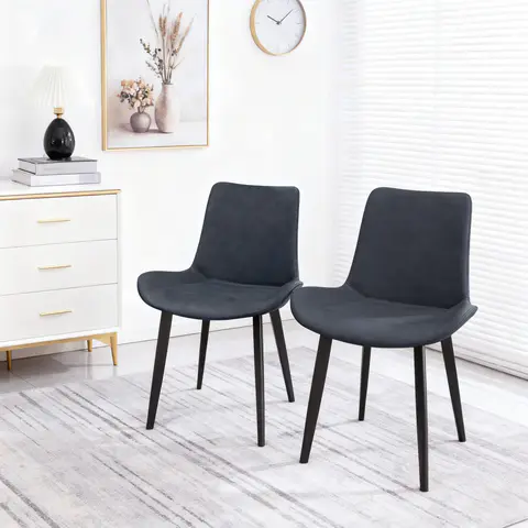 Iron with High-quality PU Black Powder Coated - Dining Chairs & Stools