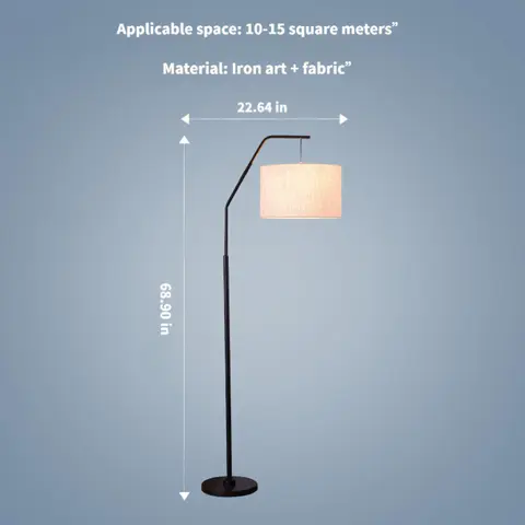 Modern Crescent Floor Lamp - view 3