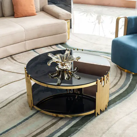 stainless steel coffee table - view 5