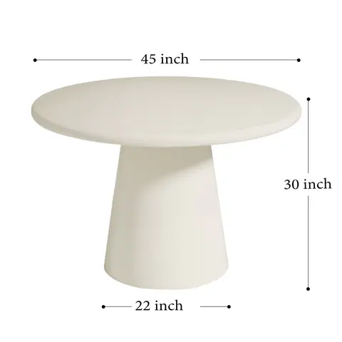 Mesa de comedor de 45 pulgadas, vista 2 de 3