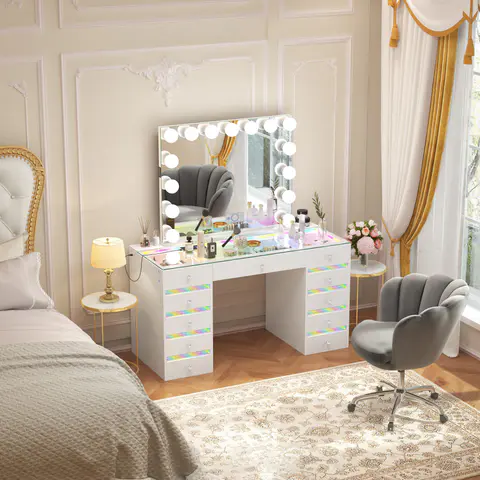 VANITII Fenair Vanity Desk (Ref. 192), view 3 de 5