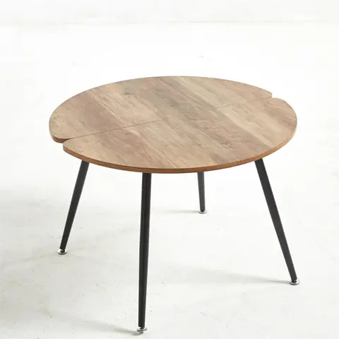 Mesa de centro redonda con cubierta de MDF - vista 2